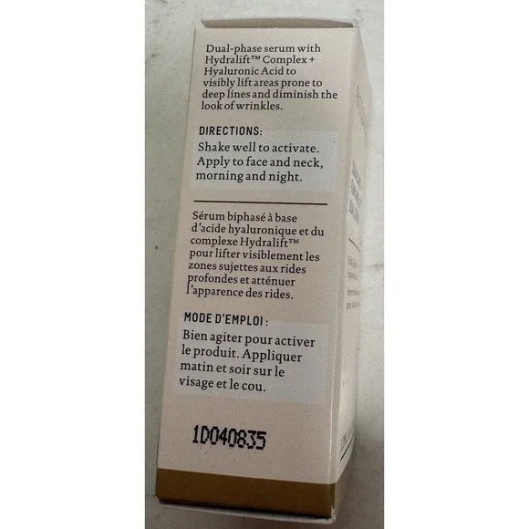 Biossance Squalane Firm Lift Dual Serum 12ml 0.4oz Visibly Tightens‎ Hyaluronic - Picture 3 of 5